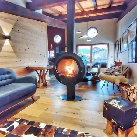 Alpine Vibes Guest Chalet - Spa - Sauna - Morzine Premium Location בקתה